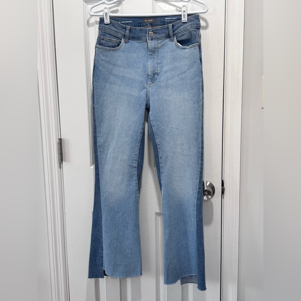 DL1961 Women's Sky Blue Wide Leg Jeans - Picture 2 of 13